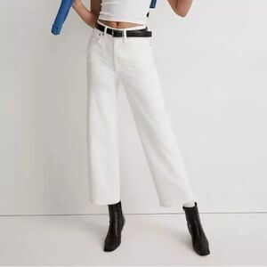 Madewell Jeans Womens Petite 23P Perfect Vintage Wide Leg Crop Jean Fray NP373